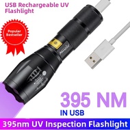 LUFFYFIRE | UV 365NM 395NM Rechargeable Special Light Torch