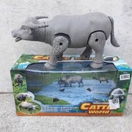 Buffalo toy box battery walking and sound 333-19