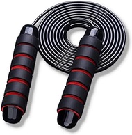 TIG Speed Jump Rope with Ball Bearings, Tangle-Free, Memory Foam Handles, Adjustable for Fitness and Athletic Training