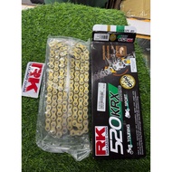 RK TAKASAGO CHAIN GB520KRX-120L/130L & GB525KRX-120L/130L RX-RING GOLD CHAIN