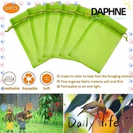 DAPHNE 30Pcs Fruit Net Bags Nylon Garden Tools Planter Grow Bags Fruit Protection Anti Insect Drawstring Mesh Protect Bag