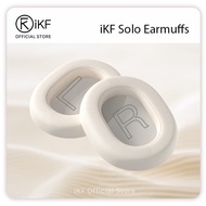 Original Earmuffs For iKF Solo/Solo Pro Headphones Easy Replacement Earpads Soft Leather Off-White B