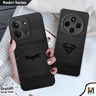 HP Redmi 15C 4G Case Redmi 14C 4G & 5G/ Redmi 13C 4G & 5G/ Redmi 12C 4G/ | Black Motif | SoftCase Re