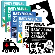 Baby Early Education Black White Card 0-36 Months Children's Visual Card Baby Tracking Card Educatio