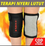 Sepasang Sabuk Terapi Pemanas Lutut / Terapis Lutut / Pelindung Lutut Terapi Magnet Deker Nyeri Send