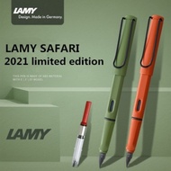 LAMY Safari Savannah Green / Terra Red Fountain Pen 041 2021 Special Edition Z28 Converter & T10 Bir