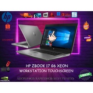 HP ZBOOK 17 G6 MOBILE WORKSTATION XEON TOUCHSCREEN/17.3 INCH/64GB RAM 256GB SSD 1TB HDD/GRAPHIC CARD