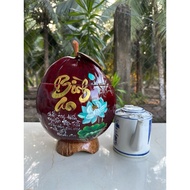Coconut brewed in a tea pot to keep calligraphy hot, size 0.8 liters