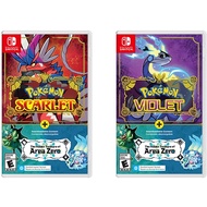 [New seal/used] Nintendo Switch | Pokemon Scarlet/Violet DLC Bundle Pack Pokémon Zhu/Purple+Zero Secret Treasure (Hong Kong Version-Chinese English