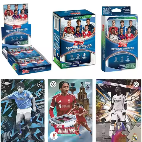 Genuine 2025-26 Topps Flagship UCC Premium UEFA Club Competitions Soccer Official Licensed Collectib
