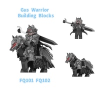 Stok terhad Permainan terlaris dan animasi Gus Warriors Series FQ101/FQ102 model blok bangunan, main