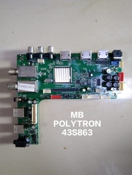 MainBoard Mesin Televisi Polytron 43S863