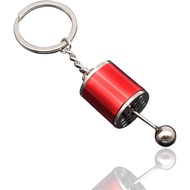 Auto Gearbox Keychain, Mini Six Speed Manual Transmission Stick Keyring, Automotive Key Chain Ring