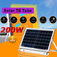 Photo sensor 200W T8 solar light tube/t8 lampu panjang solar/outdoor lampu/waterproof led solar ligh