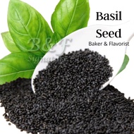 Basil Seed Organic Biji Selasih 250g Basil Seeds 罗勒籽 青蛙蛋 清凉饮 珍珠奇亚籽 Sabja Seed Minuman Sejuk Badan 香兰