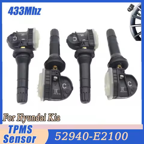 TPMS Tire Pressure Monitoring Sensor 52940-E2100 433MHZ For Hyundai C-Sedan EV Santa Fe [MX5] Tucson