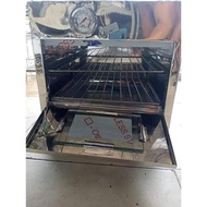 2layer top oven with gauge temperature 11x11 gas type