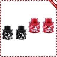 leipupa 1 Pair Bicycle Hub Conversion Seat 74mm To 100mm Extension Axle Hub Adapter - Lightweight & 