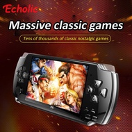 [Echolic] X6 4.0 ''คอนโซลมือถือ8GB เครื่องเล่นคอนโซลเกม PSP X6 1500ในตัวเกมความคมชัดสูงเครื่องเล่นวิดีโอเกมย้อนยุคมือถือเกมผู้เล่นจำลองหลายตัว [พร้อมในสต็อก]