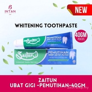 ZAITUN UBAT GIGI VIRAL- WHITENING TOOTHPASTE(PEMUTIH GIGI) Travel Set / Twin Set (40g)   Putih