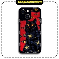 BVC tpu iphone phone case Multi-eyed cat tarot for iphone 6 to 16promax- zn02 casing iphone 6 to 16p