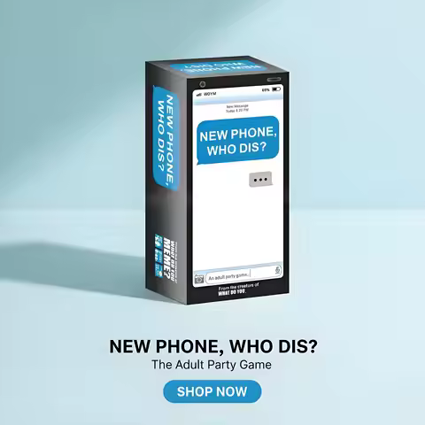 New Phone, Who Dis? Texting Card Game for Adults, Themed Party Game, Fun Icebreaker for Adults, Girl