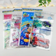 Big Birthday Plastic 23x45 Plastic 10 Sheets Birthday Snack/Character Birthday Souvenir