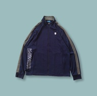 Jaket Tracktop K-Swiss Spelout Navy Second L