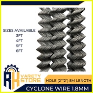 ♞,♘,♙CYCLONE WIRE MESH 2"*2" HOLE, 3FT HEIGHT, 5M LENGTH, (1.8MM) THICKNESS