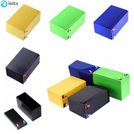 ISITA Empty Box for 18650 Battery, Empty Box Nickel Strips Board Battery Case Holder, ABC Plastic Colorful 3x7 Holder DIY Battery Pack Container 18650 Battery
