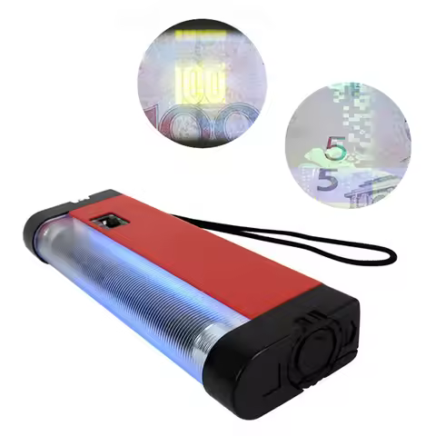 UV Money Tester Lightweight Portable 4WT5 Light Tube Widely Applicable Quick Recognition UV Counterf
