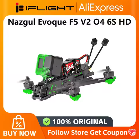 IFLIGHT Nazgul Evoque F5 V2 O4 6S HD for Fullsend 6S 1480mAh Battery XING2 2207 2-6S FPV Motor BLITZ