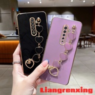 Casing OPPO Reno 2F reno2 F reno 2 F reno 2 phone case Softcase Electroplated silicone shockproof Protector  Cover new design Love Bracelet for Girls DDAX01