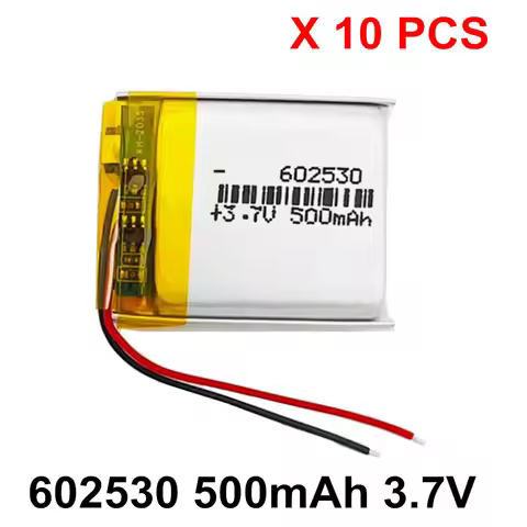 10PCS 302530 402530 502530 602530 702530 802530 902530 102530 Lithium Battery For MP4 MP5 GPS PSP Sm