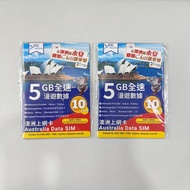澳洲上網卡 5GB全速 10 Days