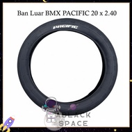 Pacific BMX Kids Bike Outer Tire 20 x 2.40 Black