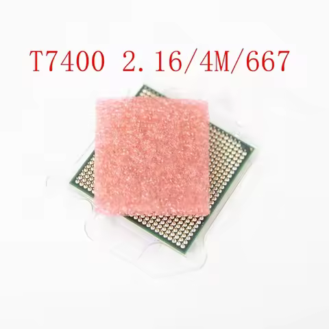 Original lntel Core 2 Duo T7400 CPU Socket 479 (4M Cache/2.16GHz/667 MHz/Dual-Core) Laptop processor