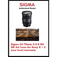 Sigma 24-70mm f/2.8 DG DN Art Lens for Sony E (1+2 Years Local Warranty Register Online)
