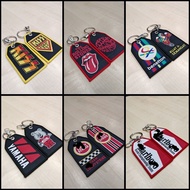 Keychain woven motor rolling stone stp yamaha bear pangkah benetton orang kuat