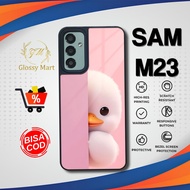 Latest Samsung M23 Case - Samsung M23 Case - Cute Duck - Glossy Hardcase Softcase - Samsung Glossy M