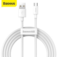 Baseus Micro USB Cable 2.1A Fast Charging Data Cable Kit โทรศัพท์มือถือสำหรับ Samsung Xiaomi Huawei MP3 USB Charger