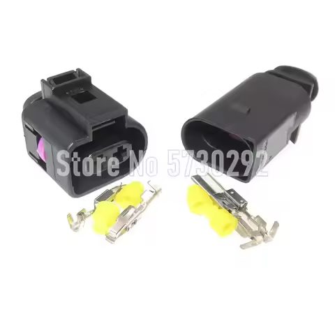 2P 3.5mm Auto Wiring Harness Socket 1J0973722 8D0973822 Electrical Horn Connector1J0 973 722 1717692