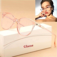 Square Spek Korean Fashion Spec Glasses transparent spectacles Frame Plastic Glasses cermin mata Bla