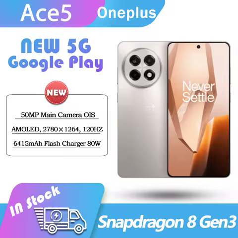 OnePlus Ace5 5G Unlocked Snapdragon8 Gen3 6.78 inch AMOLED 120HZ 6415mAh SuperVOOC 80W Charge 50MP A