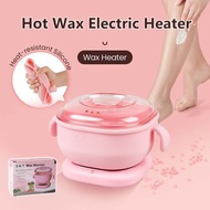 Depilatory Heater Wax Paraffin Warmer Spa Hair Removal Pot Set with Beans Spatul Wax Machine