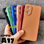 OPPO A17 A17K CASE PRO CAMERA MACARON CASING SILICONE SOFTCASE