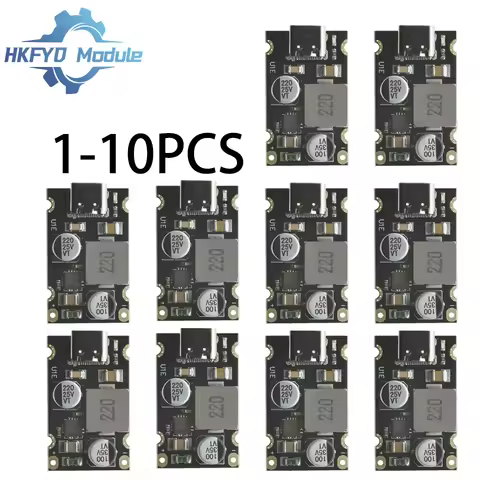 1-10PCS PD65W Fast Charging Module Type-C USB Interface Supports PD3.1 QC3.0 SCP PPS Fast Charger 5V
