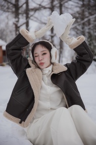 FIRST leather Jacket แจกเกตหนัง Pu งานดีมากๆ คุณภาพหนังแบบพรีเมี่ยมเลยค่ะ