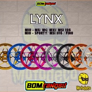 Bom Rangsit BOMX LYNX CNC Mags Mio Sporty/ Mio i 125/M3 Star Mags 14s5 Spokes