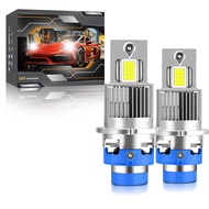 EKLEVA 2ชิ้น D4S D2S ไฟซีนอน Canbus Led แบบปลั๊กแอนด์เพลย์1:1กับรถเทอร์โบระบบแคนบัสไม่มีข้อผิดพลาด12